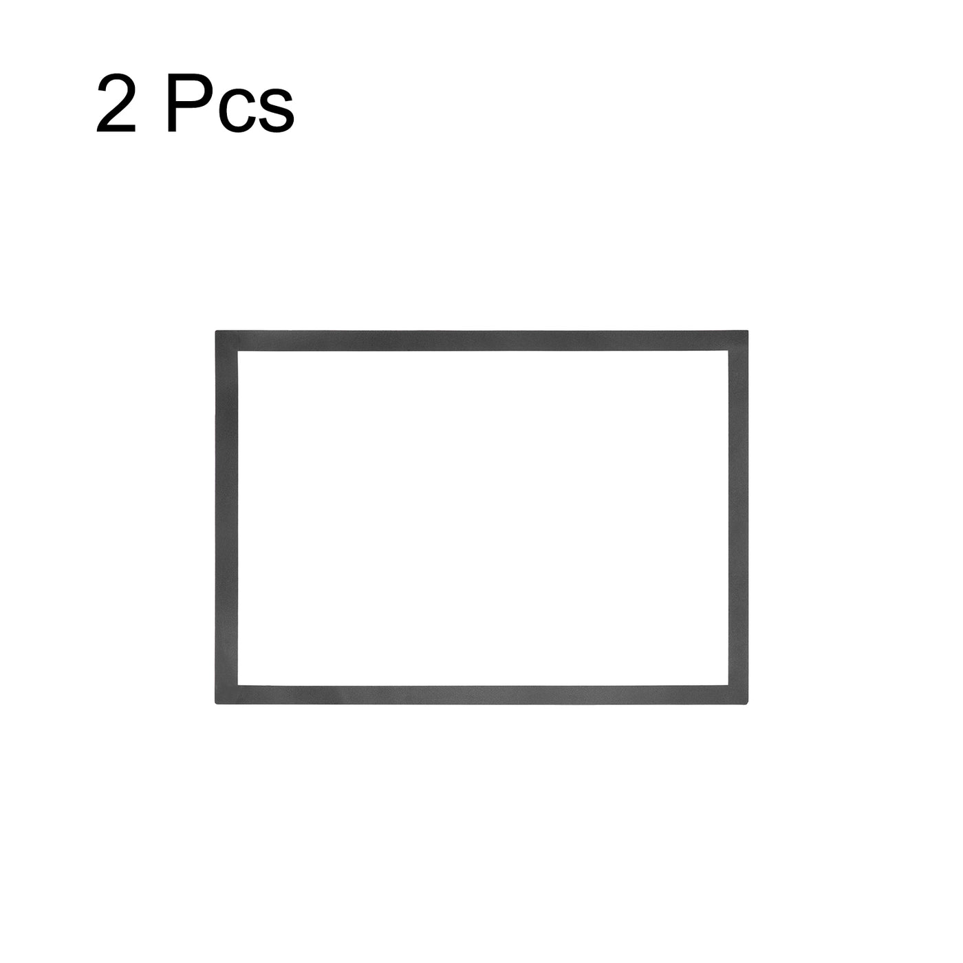 Harfington Document Sign Holder Pockets Self Adhesive Magnets A3 16.5x11.8inch Black 2pcs