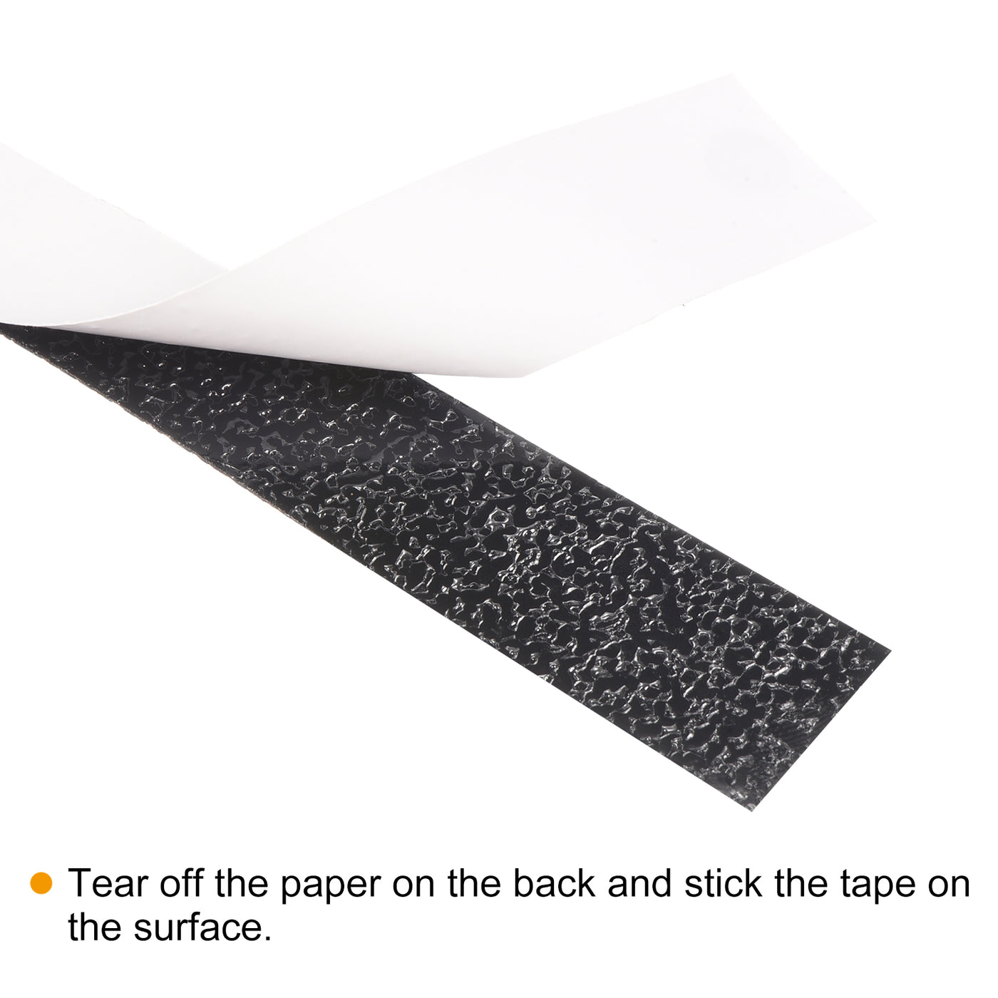 Harfington 1"x32.8ft Anti Slip Grip Tape Non-Slip Traction Tape Frosted for Stairs Black