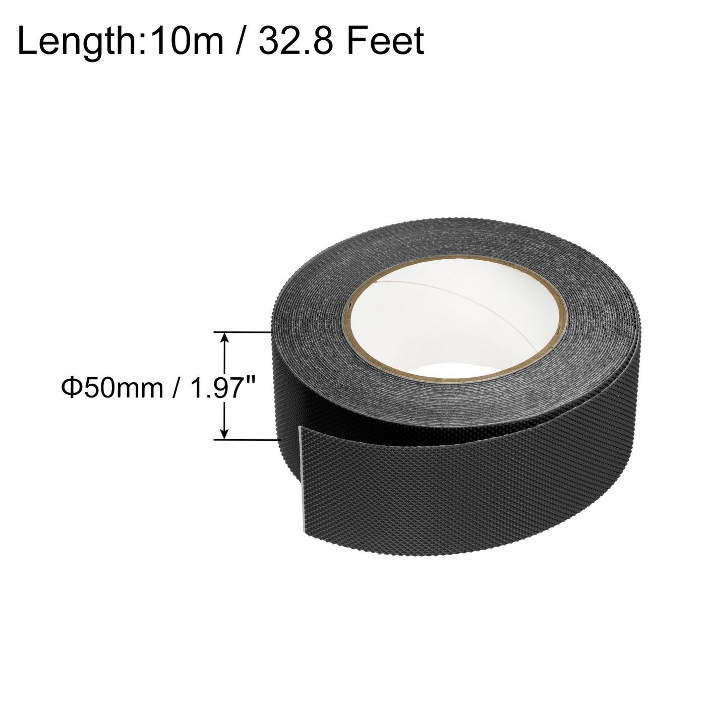 Harfington 2" x 32.8 Ft Anti Slip Grip Tape, Non-Slip Traction Tape for Stairs, Black