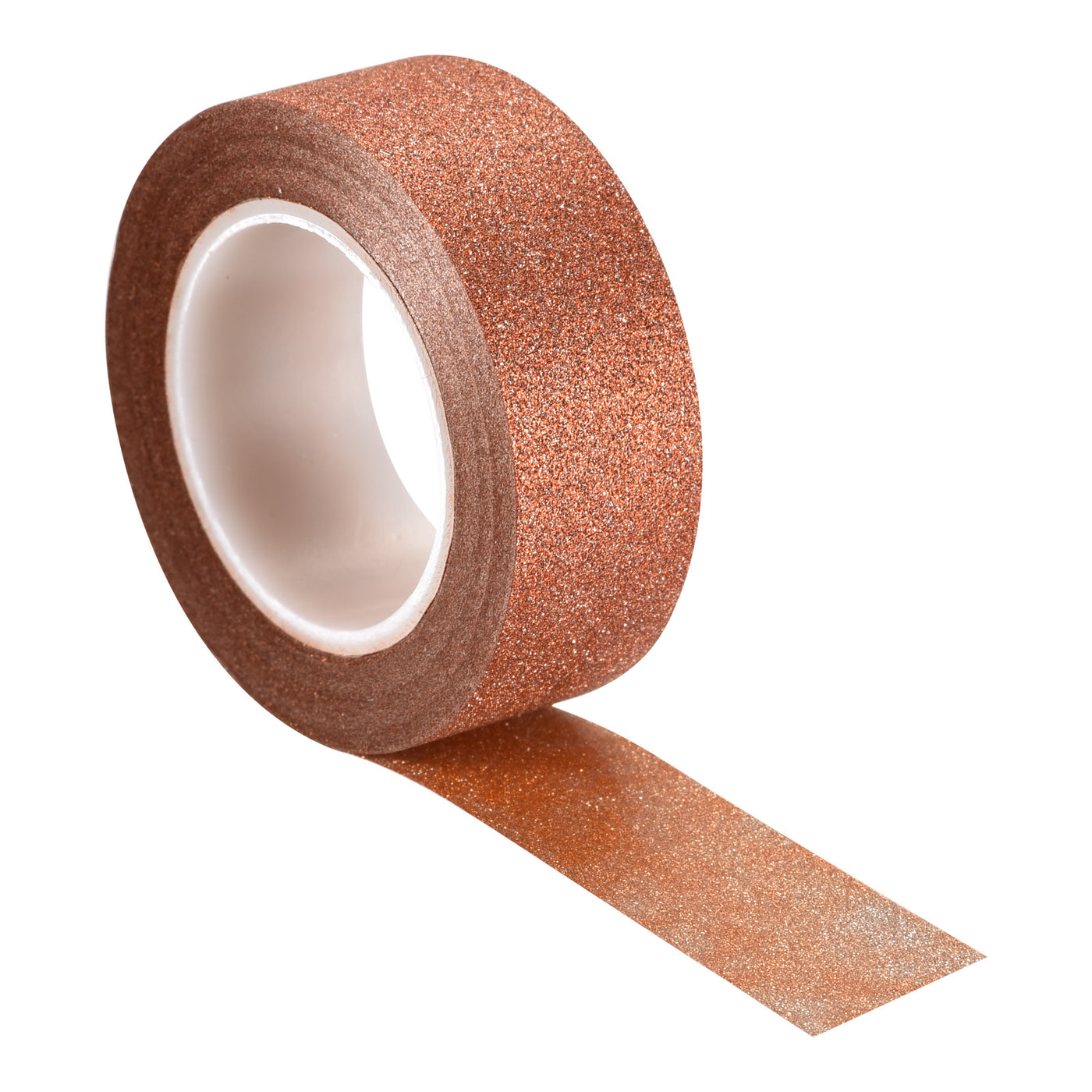 Harfington Glitter Tape, Decorative Craft Tape Self Adhesive Stick 1.5cmx10m Orange