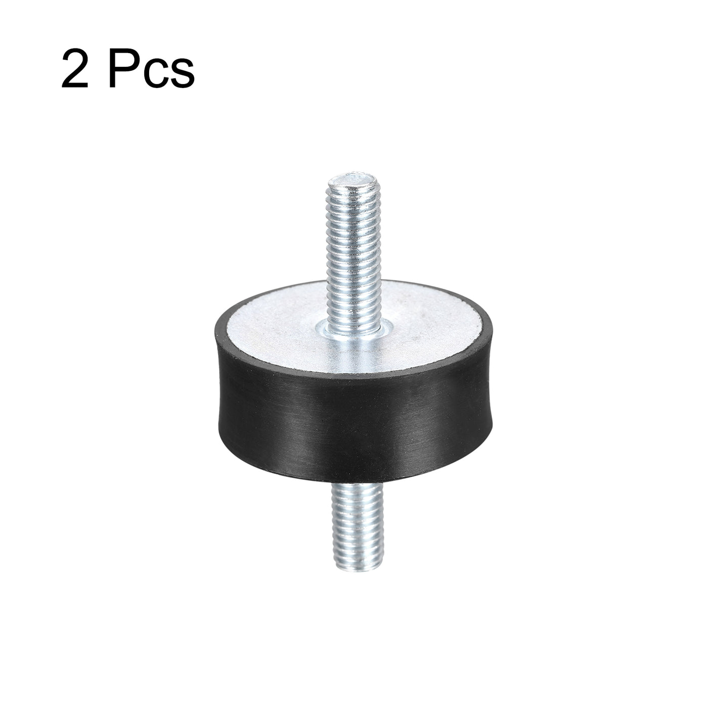 uxcell Uxcell Rubber Mounts 2pcs M10x28mm Male Vibration Isolator Shock Absorber D50mmxH20mm