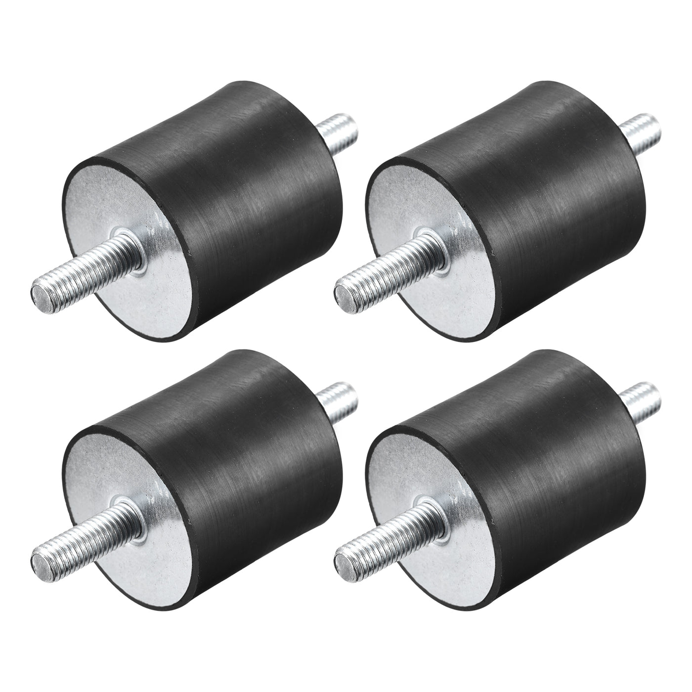 uxcell Uxcell Rubber Mounts 4pcs M10x28mm Male Vibration Isolator Shock Absorber D50mmxH50mm