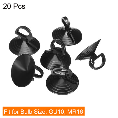 Harfington 20pcs PVC Suction Cup 36mm Dia. Replacing Tools for Glass Bulbs Sunshade Screen