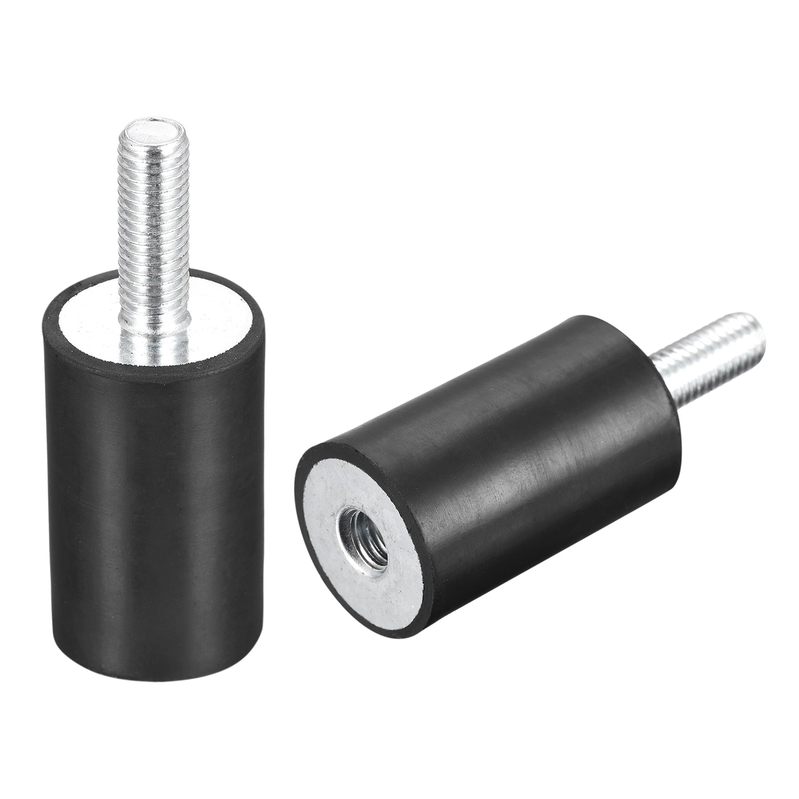 Uxcell Rubber Mounts 2pcs M8 Male/Female Vibration Isolator Shock ...