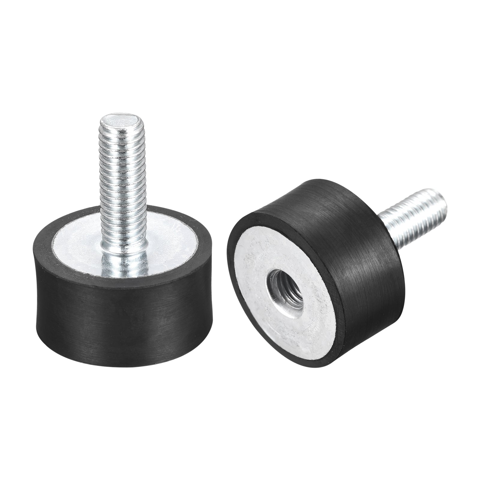 Uxcell Rubber Mounts 2pcs M8 Male/Female Vibration Isolator Shock ...