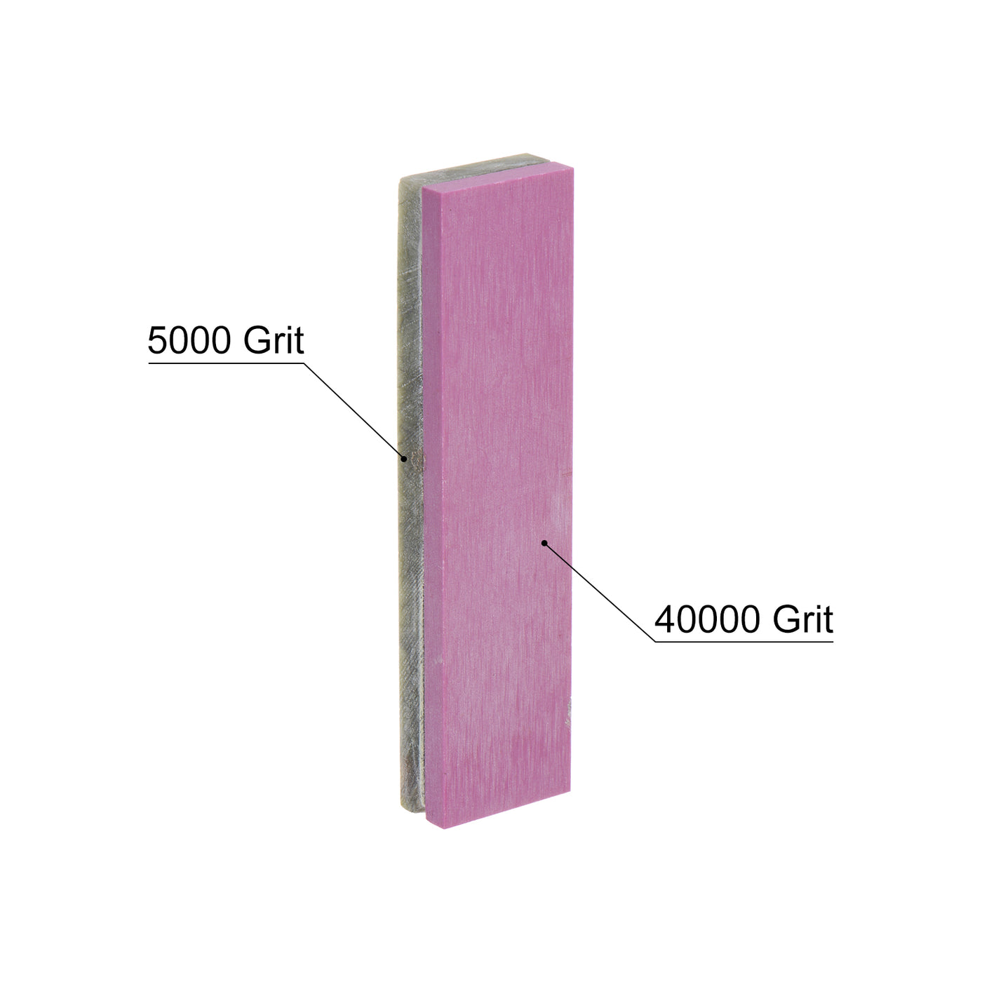 uxcell Uxcell Sharpening Stones 5000/40000 Grit 2 Side Combination Whetstone 100x25x11mm
