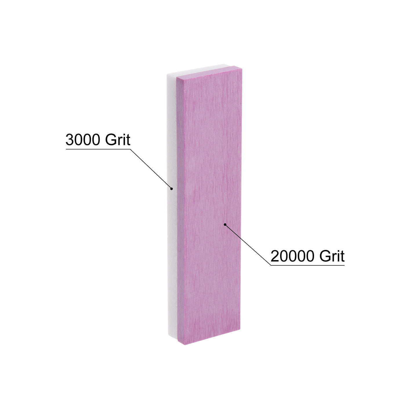 Uxcell Uxcell Sharpening Stones 3000/20000 Grit 2 Side Combination Whetstone 100x25x11mm