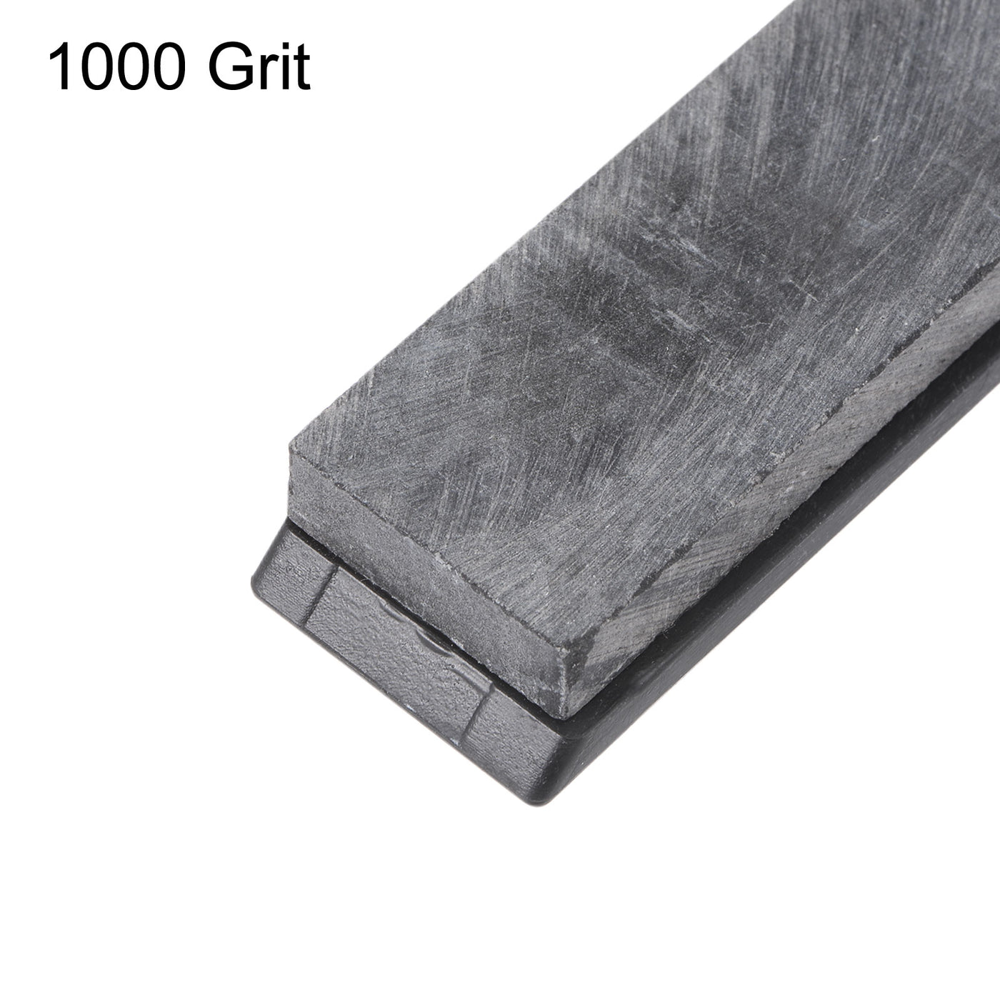uxcell Uxcell Sharpening Stones 1000 Grit Black Whetstone 150mm x 20mm x 5mm with Base