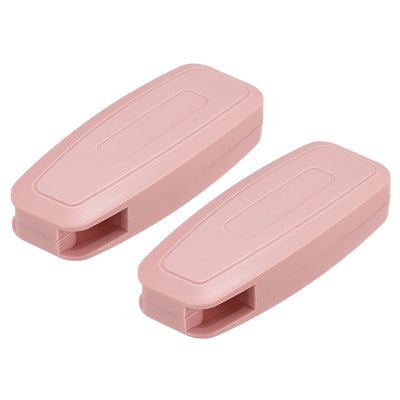 Harfington Uxcell Blinds Chain Handle, 2Pcs 80mm Roller Shade Cord Weights for Window Parts, Pink