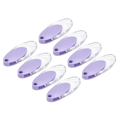 Harfington Uxcell Blinds Chain Handle, 8Pcs 90mm Roller Shade Cord Weight for Window Parts, Purple