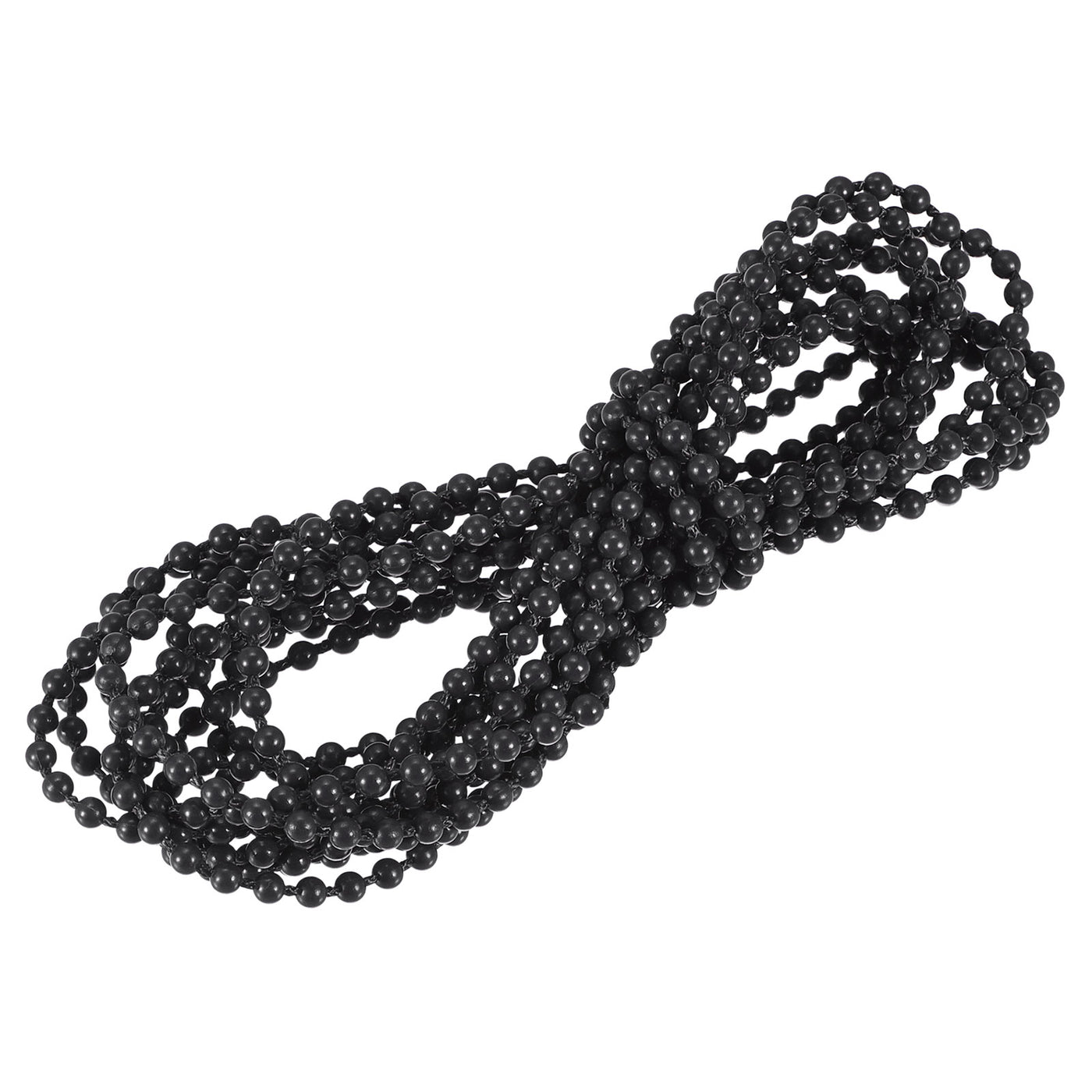 uxcell Uxcell 4.37 Yards Blinds Beaded Chain Roller Shade Cord for Window Repair Parts, Black