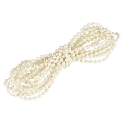 Harfington Uxcell 4.37 Yards Blinds Beaded Chain Roller Shade Cord for Window Repair Parts, Beige
