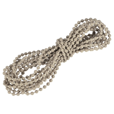 Harfington Uxcell 4.37 Yards Blinds Beaded Chain Roller Shade Cord for Window Repair Parts, Khaki
