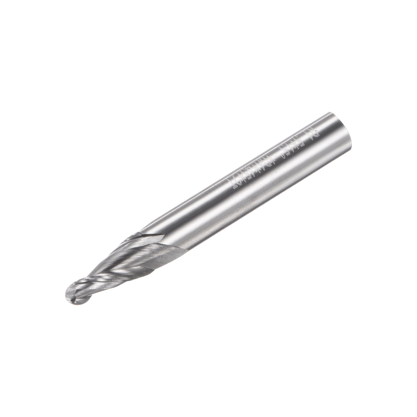 uxcell Uxcell 3mm x 6mm 15 Degree Angle Uncoated Carbide 2 Flute Tapered Ball Nose End Mill