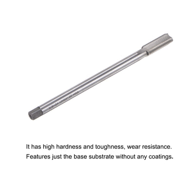 Harfington Uxcell 3/8-24 UNS/UNF High Speed Steel 5" Length 3 Straight Flute Machine Thread Tap
