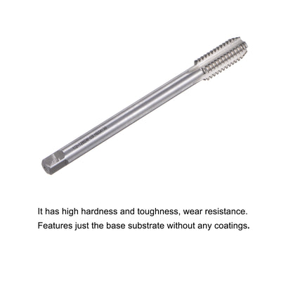 Harfington Uxcell 1/2-12 BSW High Speed Steel 5" Length 4 Straight Flute Machine Screw Thread Tap