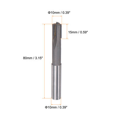 Harfington Straight Shank Carbide Tip Flutes Square Nose End Mill