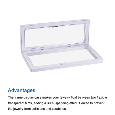 Harfington Floating Thin Film Display Box ABS Frame Cases