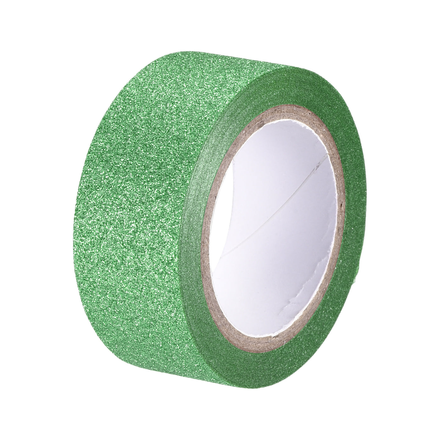 Harfington Glitter Tape, Decorative Craft Tape Green 1.5cm x 5 M