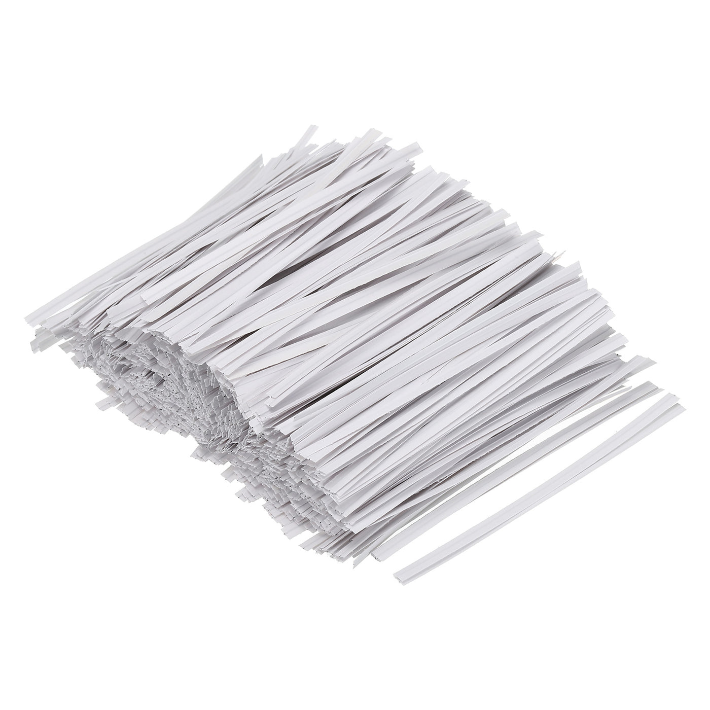 Harfington Twist Ties 4" Paper Closure Tie for Party Bags, Candy, Crafts White 1500pcs