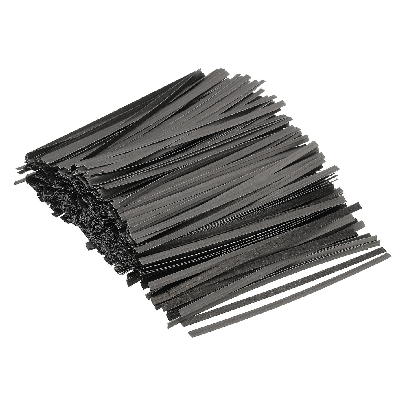 Harfington Twist Ties 4.7" Paper Closure Tie for Party Bags, Candy, Crafts Black 1500pcs