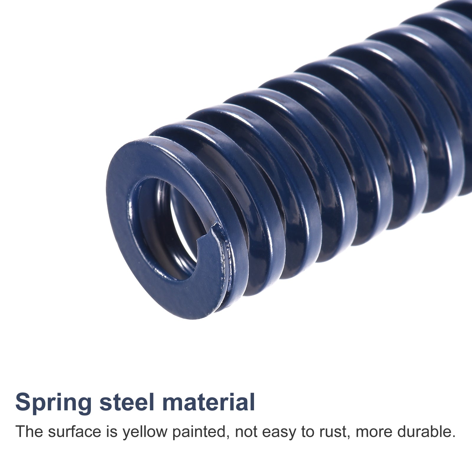 Die Spring, 10pcs 10mm OD 80mm Long Stamping Light Load Compression ...
