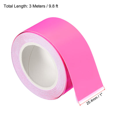 Harfington Glow in the Dark Tape 1" x 9.8 ft Luminous Fluorescent Sign Sticker Pink