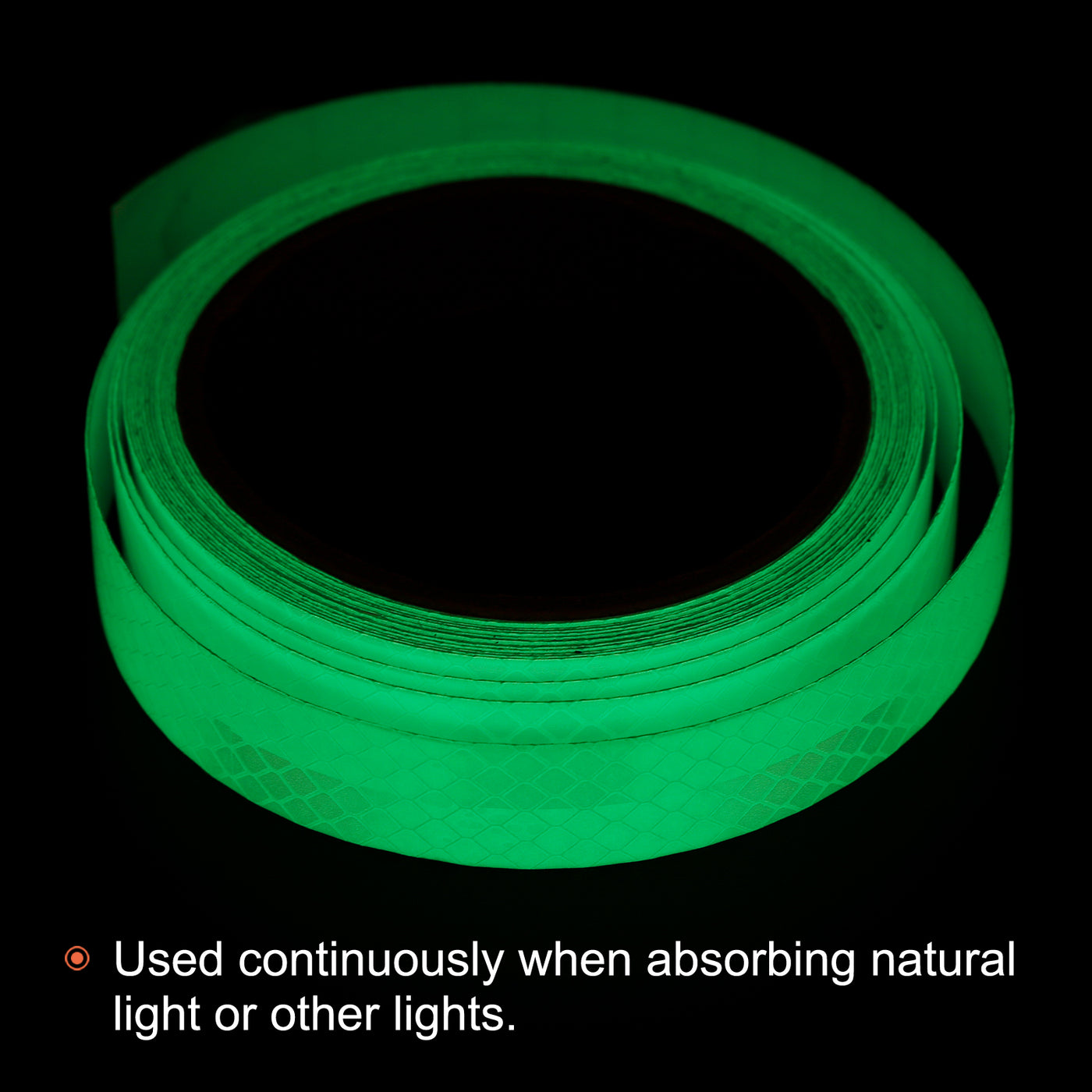 Harfington Glow in the Dark Tape Self-Adhesive 0.78 x 195inch Green for DIY