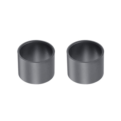 Harfington Uxcell Sleeve Bearings 30mmx34mmx26mm POM Wrapped Oilless Bushings Black 2pcs