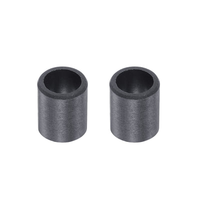 Harfington Uxcell Sleeve Bearings 6mmx8mmx10mm POM Wrapped Oilless Bushings Black 2pcs