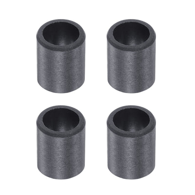 Harfington Uxcell Sleeve Bearings 6mmx8mmx10mm POM Wrapped Oilless Bushings Black 4pcs