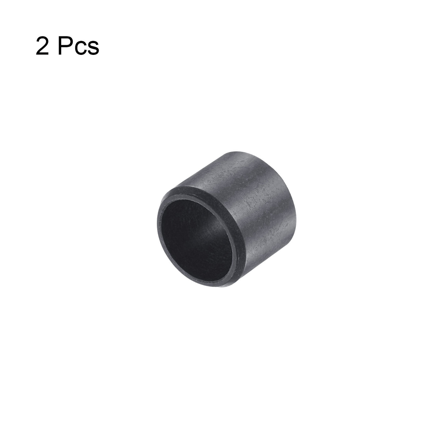 uxcell Uxcell Sleeve Bearings 8mmx10mmx6mm POM Wrapped Oilless Bushings Black 2pcs