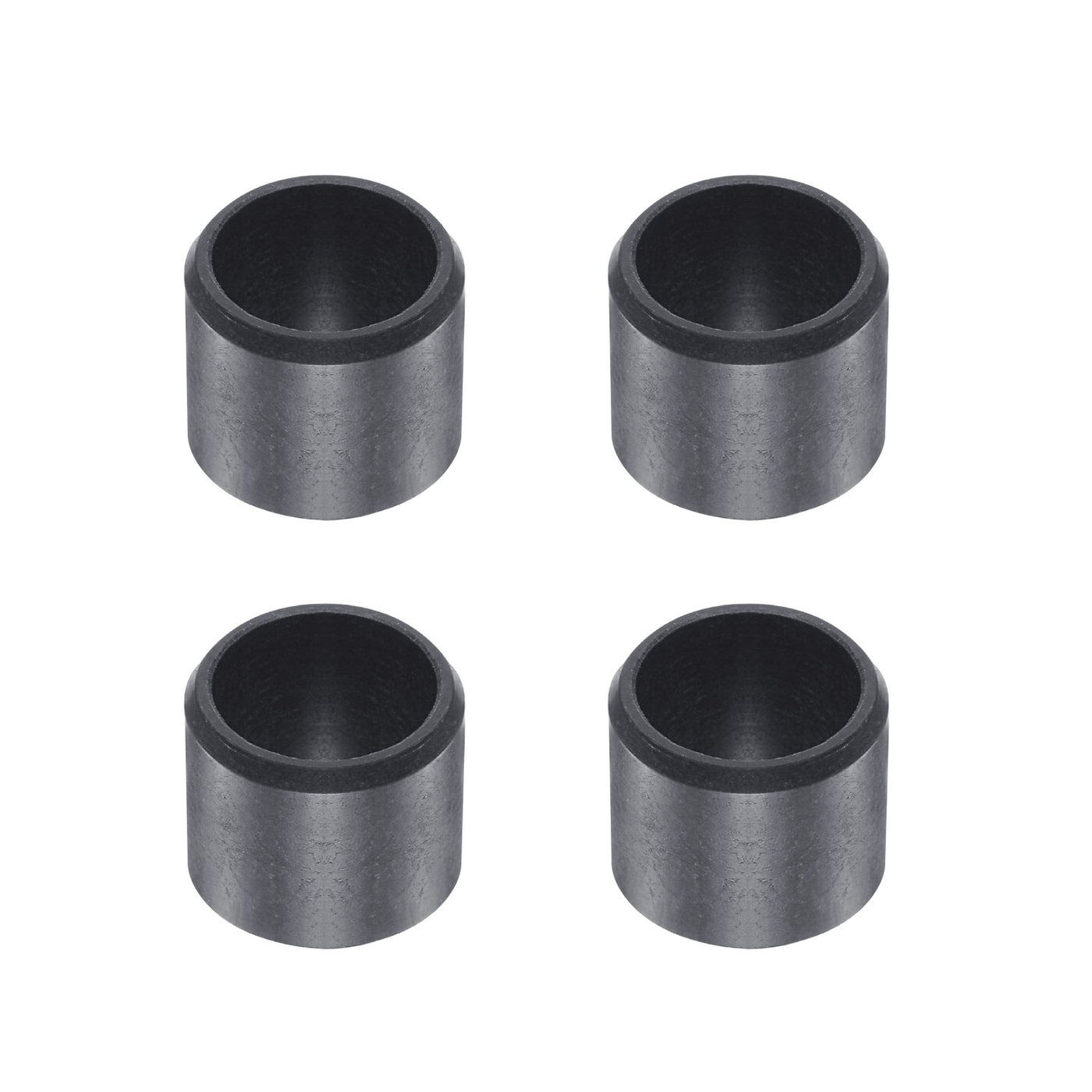 uxcell Uxcell Sleeve Bearings 8mmx10mmx6mm POM Wrapped Oilless Bushings Black 4pcs