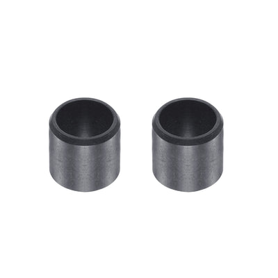 Harfington Uxcell Sleeve Bearings 8mmx10mmx8mm POM Wrapped Oilless Bushings Black 2pcs