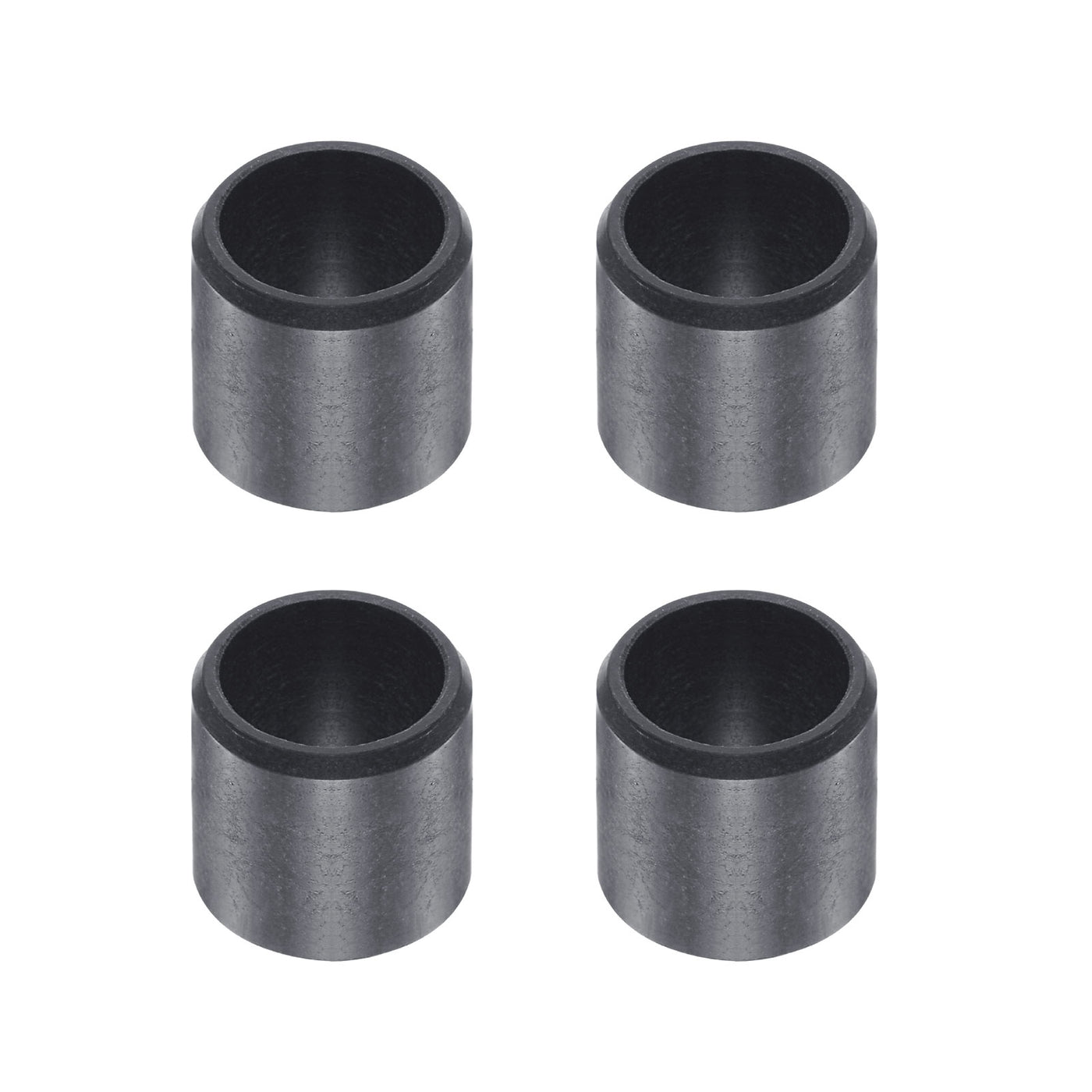 uxcell Uxcell Sleeve Bearings 8mmx10mmx8mm POM Wrapped Oilless Bushings Black 4pcs