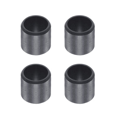 Harfington Uxcell Sleeve Bearings 8mmx10mmx8mm POM Wrapped Oilless Bushings Black 4pcs