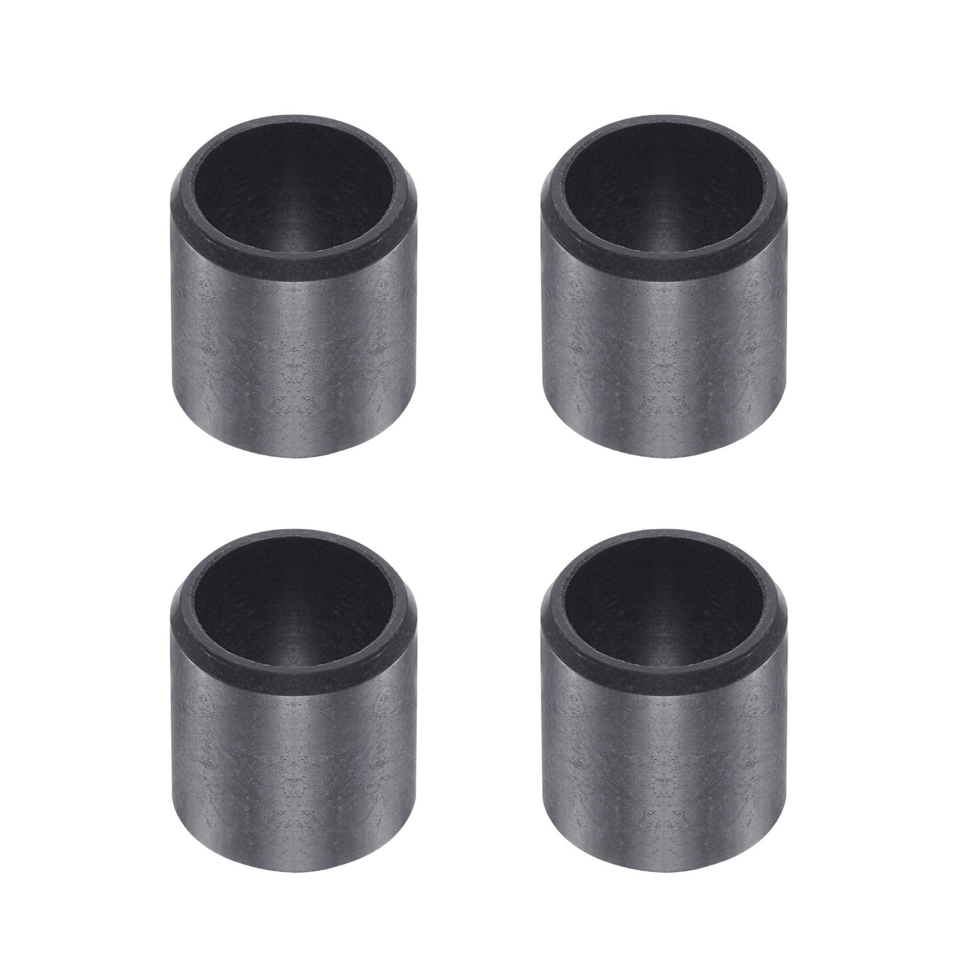 uxcell Uxcell Sleeve Bearings 8mmx10mmx10mm POM Wrapped Oilless Bushings Black 4pcs