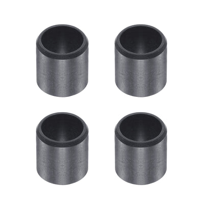 Harfington Uxcell Sleeve Bearings 8mmx10mmx10mm POM Wrapped Oilless Bushings Black 4pcs