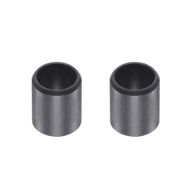 Harfington Uxcell Sleeve Bearings 8mmx10mmx12mm POM Wrapped Oilless Bushings Black 2pcs