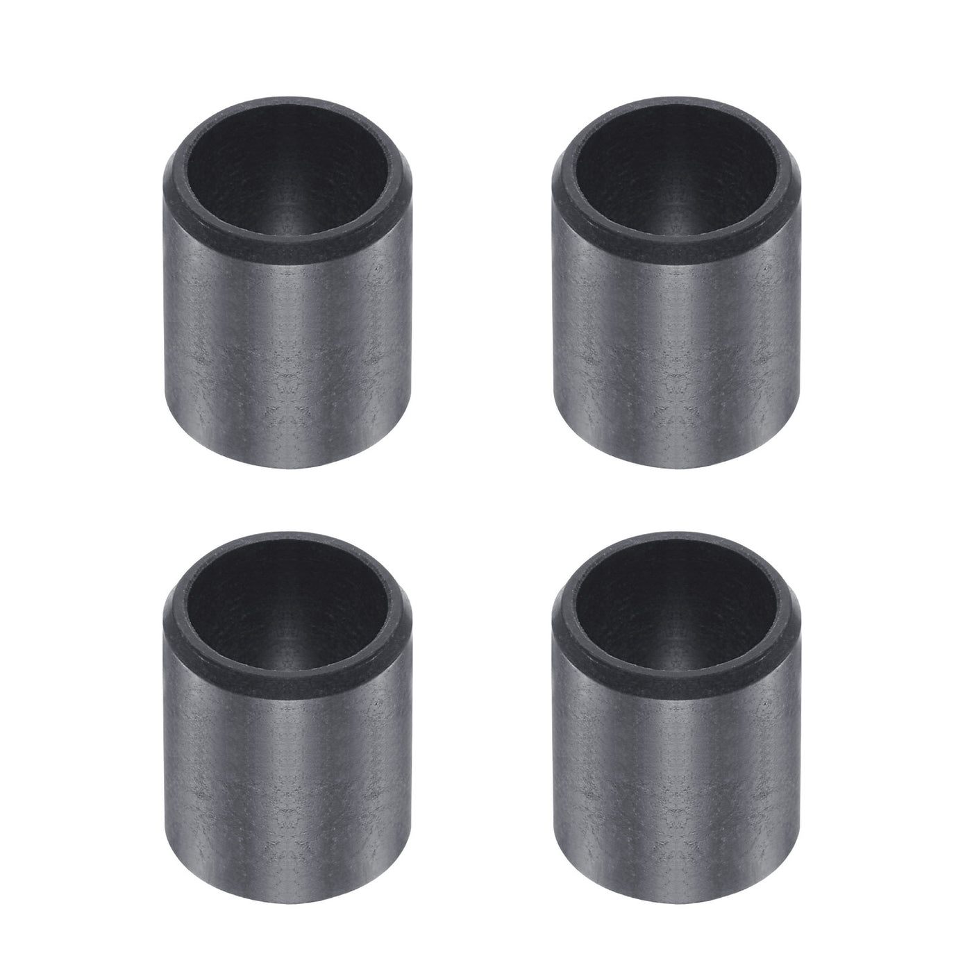 uxcell Uxcell Sleeve Bearings 8mmx10mmx12mm POM Wrapped Oilless Bushings Black 4pcs