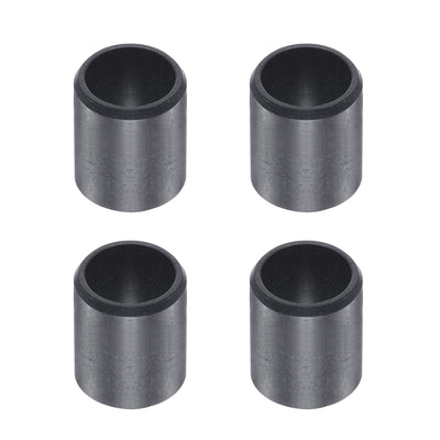 Harfington Uxcell Sleeve Bearings 8mmx10mmx12mm POM Wrapped Oilless Bushings Black 4pcs