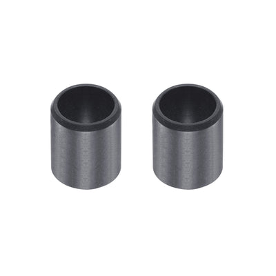 Harfington Uxcell Sleeve Bearings 8mmx10mmx15mm POM Wrapped Oilless Bushings Black 2pcs