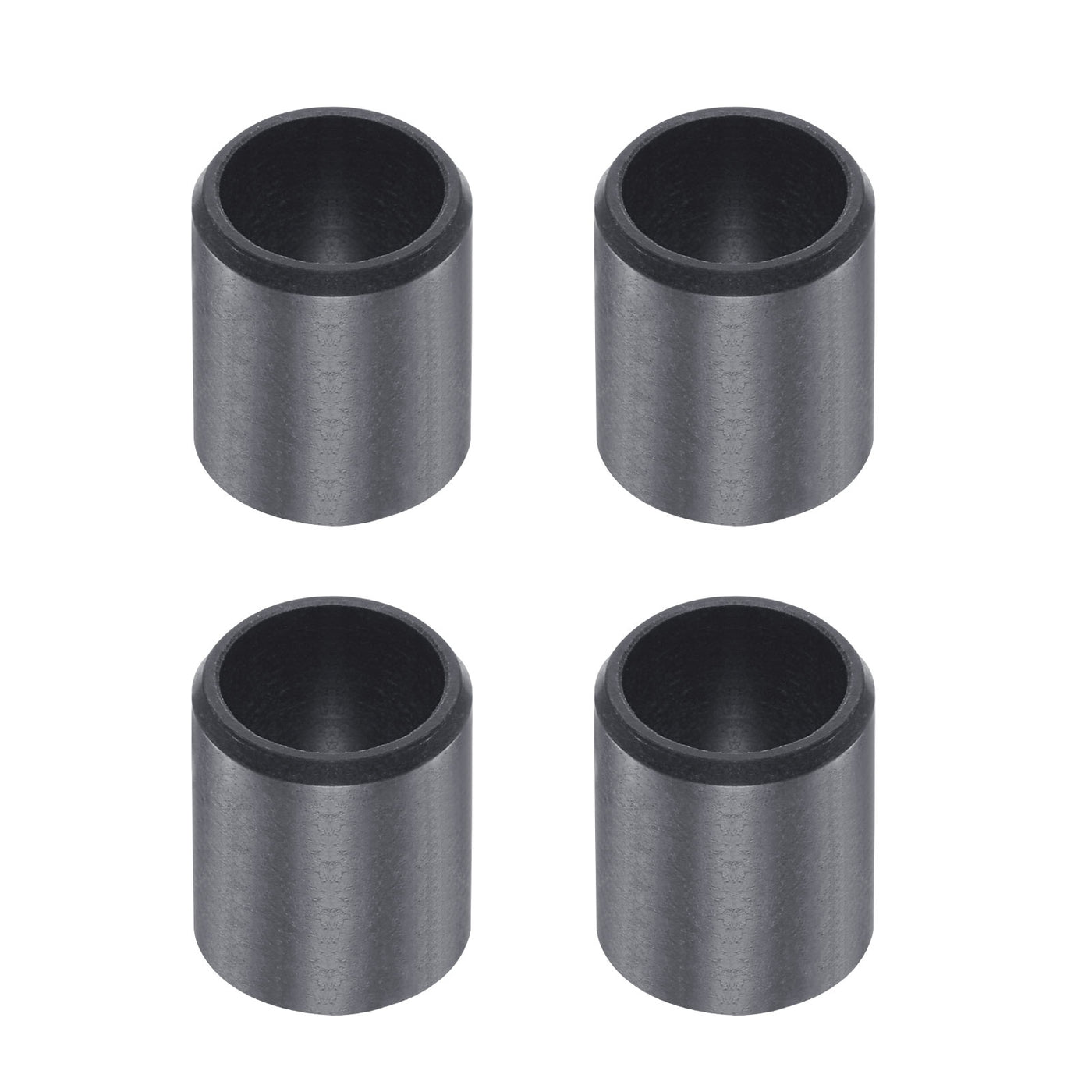 uxcell Uxcell Sleeve Bearings 8mmx10mmx15mm POM Wrapped Oilless Bushings Black 4pcs