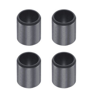 Harfington Uxcell Sleeve Bearings 8mmx10mmx15mm POM Wrapped Oilless Bushings Black 4pcs