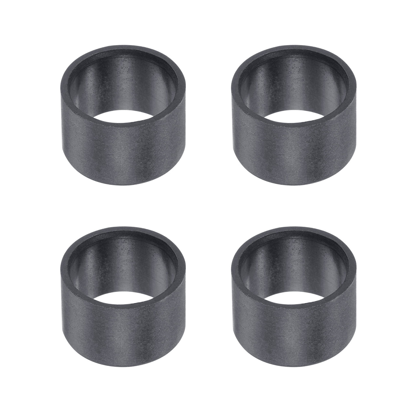 uxcell Uxcell Sleeve Bearings 10mmx12mmx8mm POM Wrapped Oilless Bushings Black 4pcs