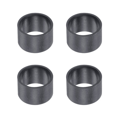 Harfington Uxcell Sleeve Bearings 10mmx12mmx8mm POM Wrapped Oilless Bushings Black 4pcs