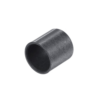 Harfington Uxcell Sleeve Bearings 10mmx12mmx10mm POM Wrapped Oilless Bushings Black
