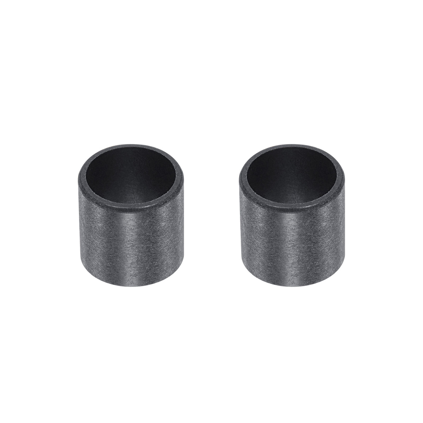 uxcell Uxcell Sleeve Bearings 10mmx12mmx10mm POM Wrapped Oilless Bushings Black 2pcs