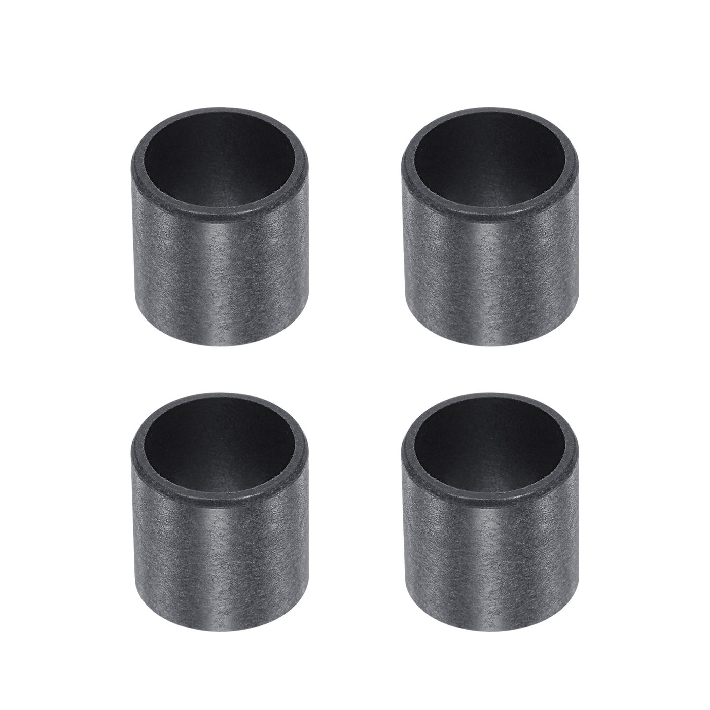 uxcell Uxcell Sleeve Bearings 10mmx12mmx10mm POM Wrapped Oilless Bushings Black 4pcs