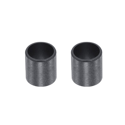 Harfington Uxcell Sleeve Bearings 10mmx12mmx12mm POM Wrapped Oilless Bushings Black 2pcs